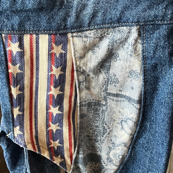 FREE PEOPLE DENIM OVERALLS - Picture 6 of 7